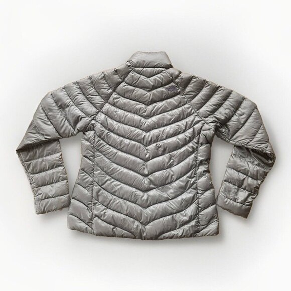 The North Face Summit Series Jacket Womens LG Gray 800 Fill Goose Down Pertex - Picture 3 of 12